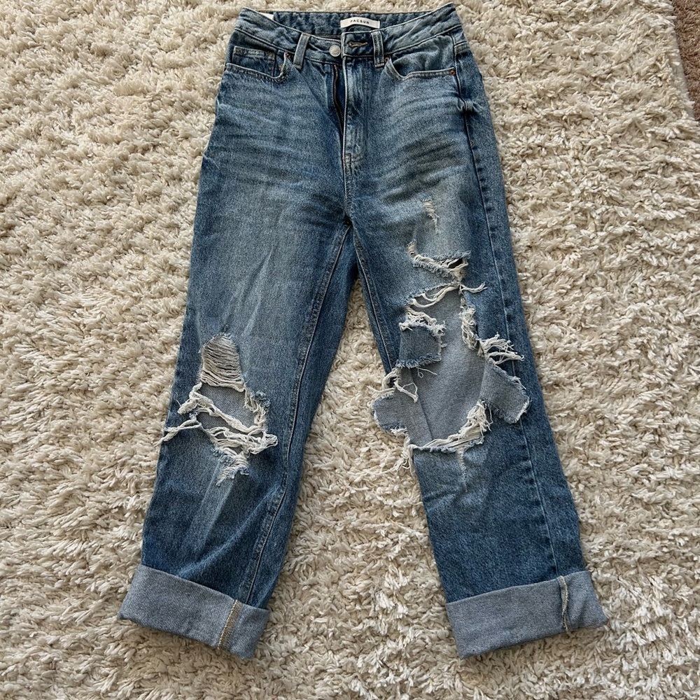 PacSun Blue 90s Boyfriend Jeans